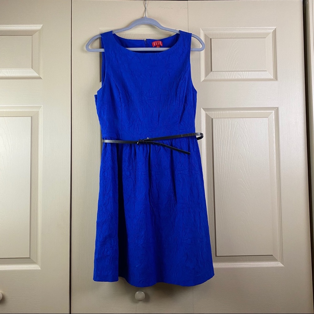 Royal Blue mini dress by Elle.